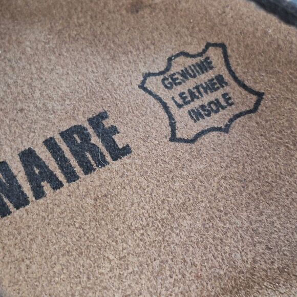 Cushionaire Luna Brown Strappy Comfort Sandals Leather Cork Footbed Women's 7M - Picture 9 of 16